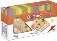 Domino pentru copii Cayro - Cu două fețe, 28 piese