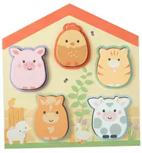 Puzzle din lemn pentru copii Orange Tree Toys - fermă