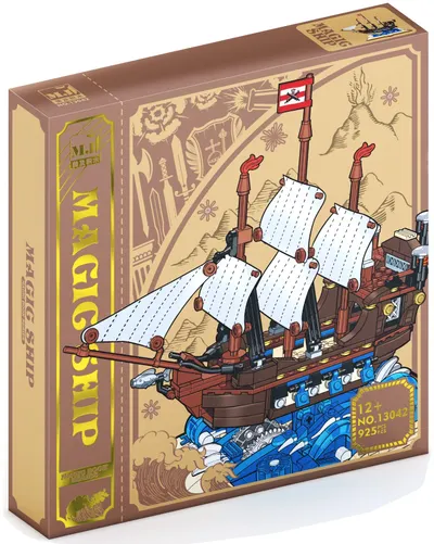 Constructor MJI: Magic Book Series - Navă, 925 piese