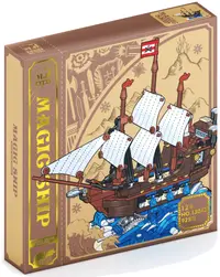 Constructor MJI: Magic Book Series - Navă, 925 piese