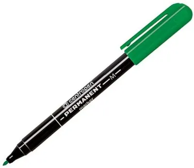 Marker permanent Centropen - 1.00 mm, verde