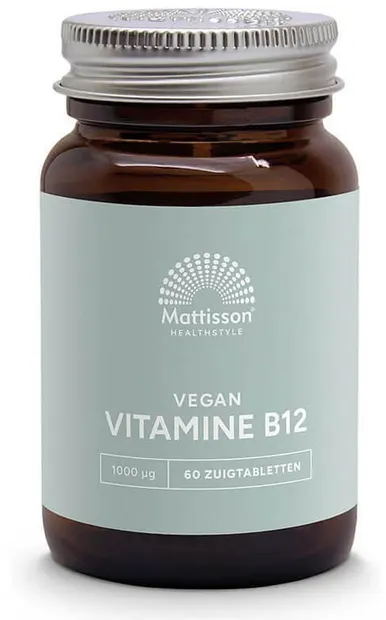 Vitamina B12, 1000 µg, 60 comprimate masticabile, Mattisson Healthstyle