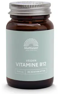 Vitamina B12, 1000 µg, 60 comprimate masticabile, Mattisson Healthstyle