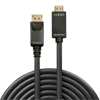Cablu Displayport la HDMI 4K30Hz 2m T-T Negru, Lindy L36922