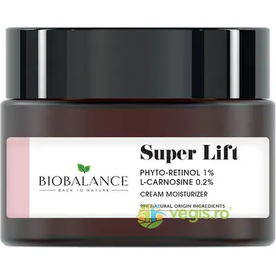 Crema Lifting Impotriva Petelor Pigmentare si a Luminii Albastre cu Fito-Retinol 1% + L-Carnosina 0.2 % Super Lift 50ml