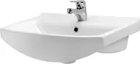 Lavoar / chiuveta baie incastrata Cersanit Cersania K11-0046 60 cm alb