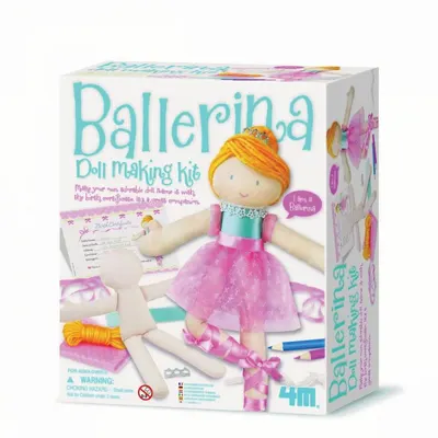 Set creativ, 4M, Realizeaza propria papusa, Balerina
