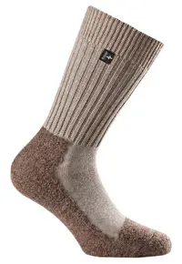 Sosete lungi unisex pentru trekking 174121 - Bej