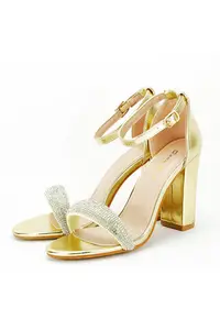 Sandale aurii elegante 212-38 130 12776 - Auriu