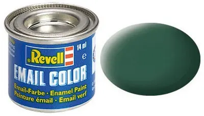 Vopsea email Revell - Verde închis, mat (R32139)