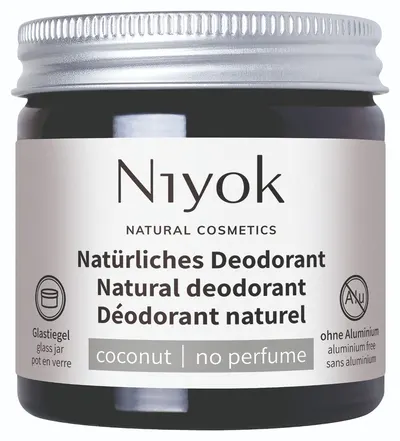 Deodorant crema 100% natural fara parfum, 40ml, Niyok