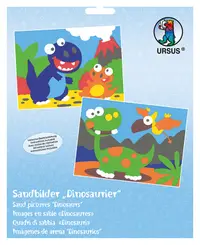 Set 2 planșe de colorat cu nisip