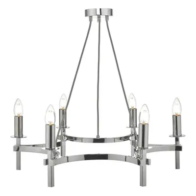 Lampa suspendata Nacala 6 Light Pendant Polished Chrome