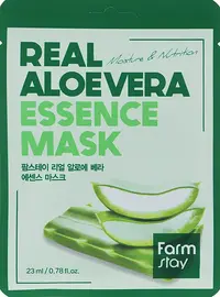 FarmStay Real Essence Mască de față folie Aloe Vera, 23 ml