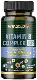 Vitamin B Complex SR, 30 capsule, Vitagold