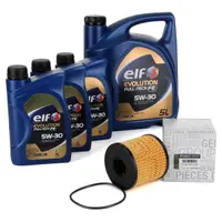 Pachet Revizie Ulei Motor Elf Evolution Full Tech FE 5W-30 5L + 3 Buc 1L + Filtru Ulei Oe Renault Vel Satis 2002 7701479124