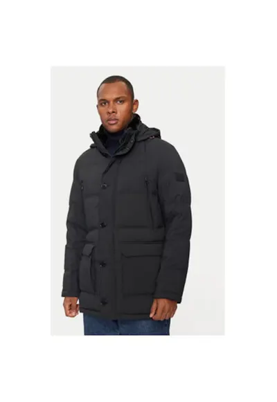 Geaca barbati - 304694998 - Poliester - Negru - Negru