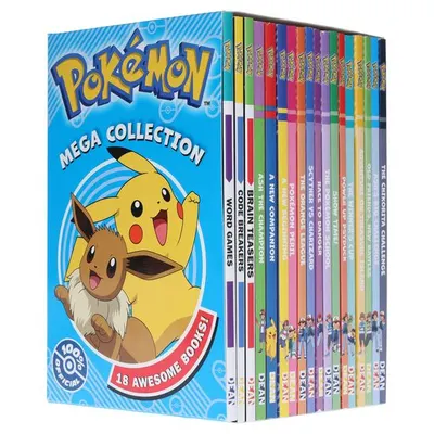 Pokemon Mega Collection 18 Books Box Set