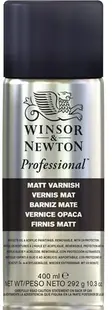 Lac de finisaj pentru artiști Winsor & Newton - Mat, aerosol, profesional, 400 ml