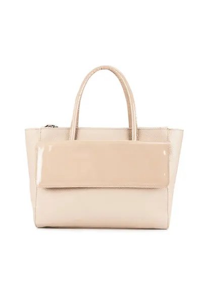 Geanta dama piele - Madonna 13 mare - Nude