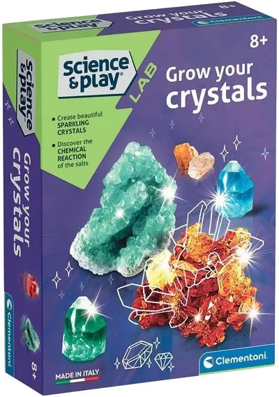 Set educațional Clementoni Science & Play - Faceți mini cristale