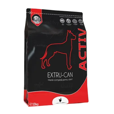 Extru-Can Activ, hrana uscata pentru caini adulti, cu pui, 10 kg
