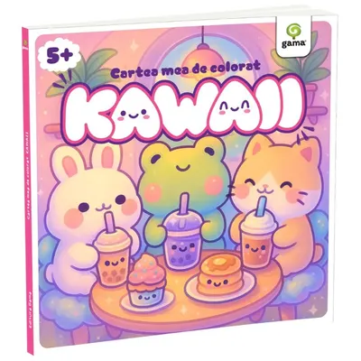 Cartea mea de colorat Kawaii