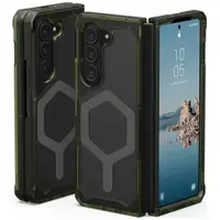 Husa MagSafe pentru Samsung Galaxy Z Fold5 F946, Urban Armor Gear, Plyo Pro, Verde Gri