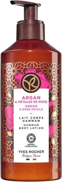 Yves Rocher Bain Nature Lapte de corp, argan și trandafir, 390 ml