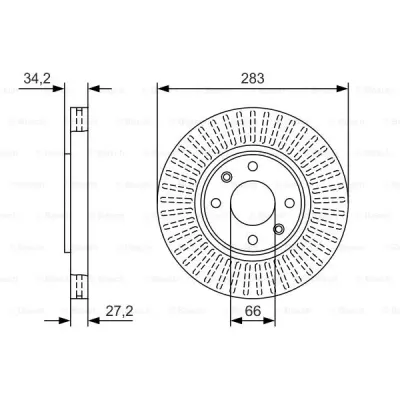 Disc frana BOSCH 0 986 479 W69