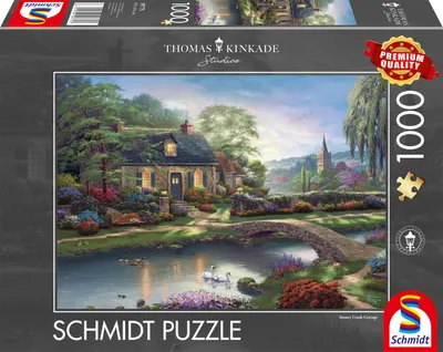Puzzle Schmidt din 1000 piese - Casă de piatră
