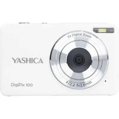Aparat foto compact Yashica - DigiPix 100, 44 MP, alb