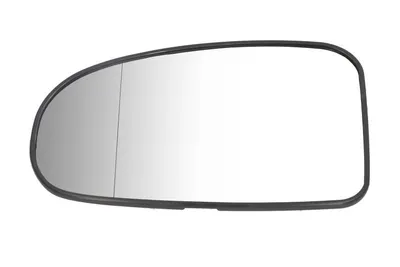 Sticla oglinda exterioara Stanga potrivit TOYOTA AVENSIS 2008-2018 - (asferica, incalzita, crom)