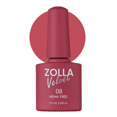 Oja semipermanenta Zolla Velvet Hema Free 08