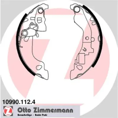Set saboti frana ZIMMERMANN 10990.112.4