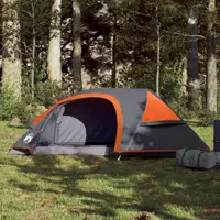 Gossi cort de camping pentru 1 persoana, portocaliu, impermeabil