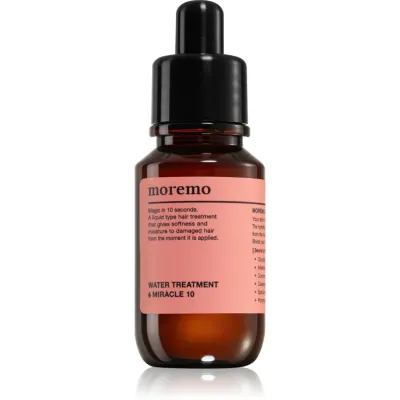 moremo Water Treatment Miracle 10 ser regenerator intens pentru parul deteriorat si fragil 30 ml