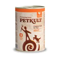 Hrana Umeda Caini, Petkult Dog Adult Curcan, 400 g