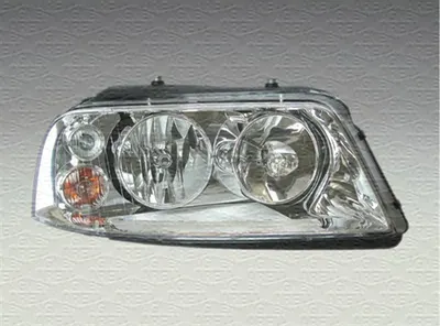 Far stanga (H1 H7, reglaj electric, cu motoras, fundal cromat) VW SHARAN 2000-2010