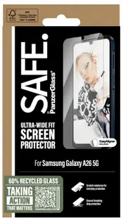Protector de sticlă PanzerGlass - Safe, Galaxy A26, transparent