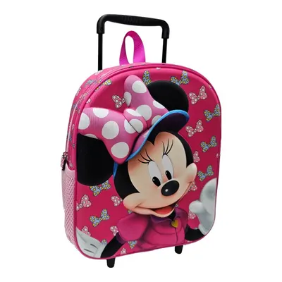 Troler 3D, 32x26x11cm, multicolor, bretele ajustabile si intarite, Happy, Minnie Mouse Engros