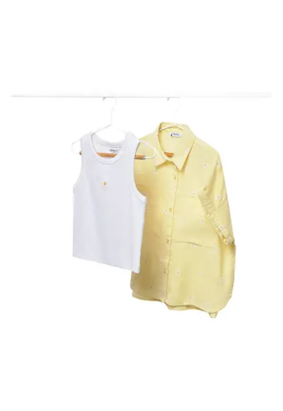 Compleu copii alb-galben - Multicolor