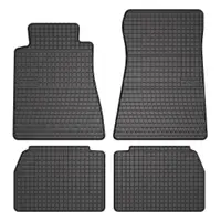 Set covorase cauciuc 4 piese BASIC, fata spate negru, potrivit MERCEDES 190 (W201) 10.82-08.93