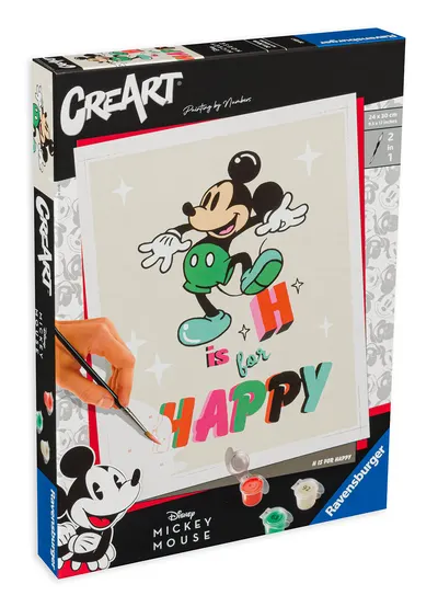 Set de pictură Ravensburger CreArt - H is for Happy