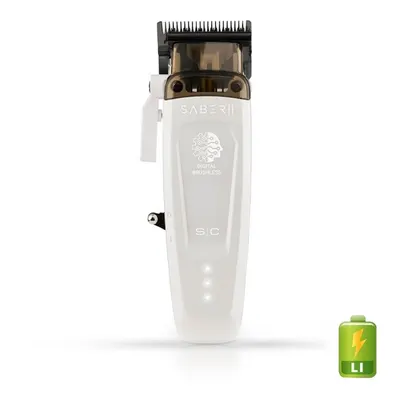 Masina de tuns - STYLECRAFT - Saber II - 7.500 RPM - Alb - Editie Limitata