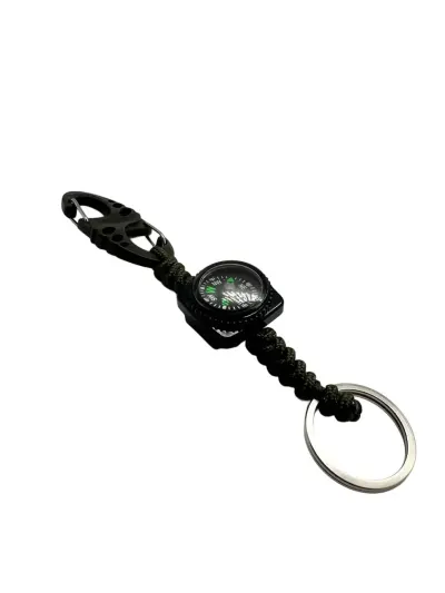 Carabina S Hook Paracord 275 cu Inel de Chei Theter Pathfinder Olive Drop Zone - Default Title