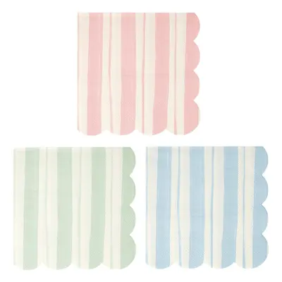 Șervețele 16 buc. din hârtie Ticking Stripe – Meri Meri