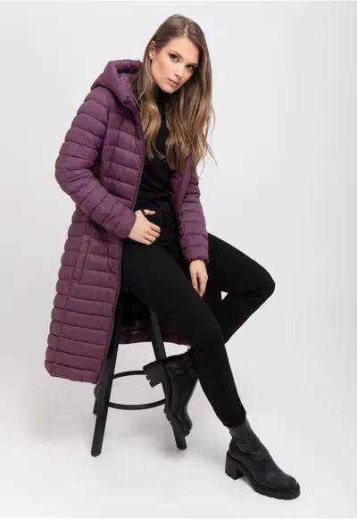de iarnă matlasată J-Bergamo - Violet - glug - Violet