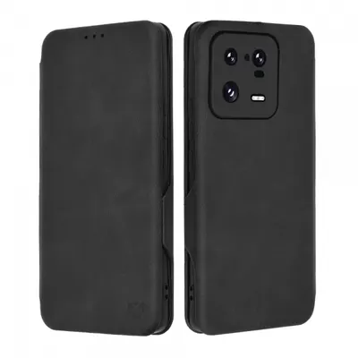 Husa pentru Xiaomi 13 Pro, Techsuit, Safe Wallet Plus, Neagra
