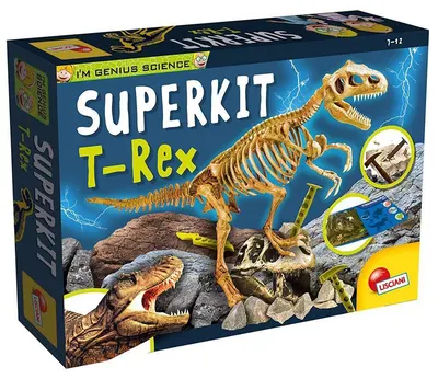 Set științific Lisciani - Mic geniu, Set super T-Rex